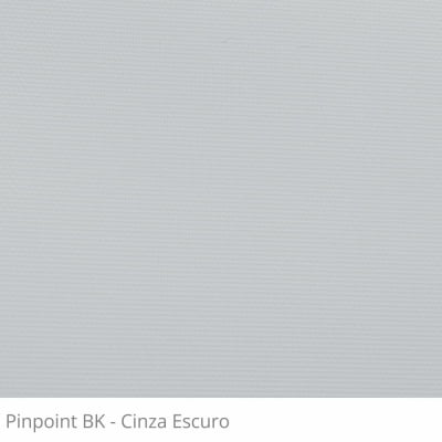 Cortina Rolô Cinza Tecido Blackout Coleção Pinpoint Cor Cinza Escuro