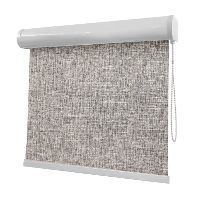 Cortina Rolô Cinza Tecido Blackout Coleção Stucco Cor Stone