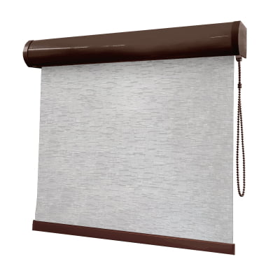 Cortina Rolô Cinza Tecido Blackout Coleção Tohu Cor Silver