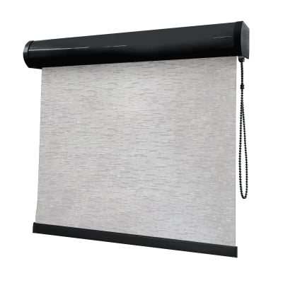 Cortina Rolô Cinza Tecido Blackout Coleção Tohu Cor Silver