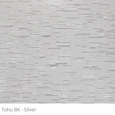 Cortina Rolô Cinza Tecido Blackout Coleção Tohu Cor Silver