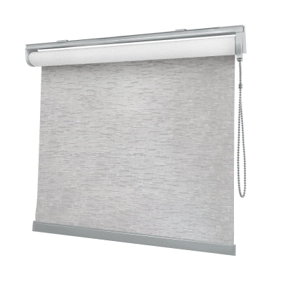 Cortina Rolô Cinza Tecido Blackout Coleção Tohu Cor Silver