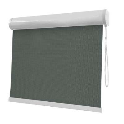 Cortina Rolô Cinza Tecido Tela Solar Coleção Screen 1% Cor Grafite