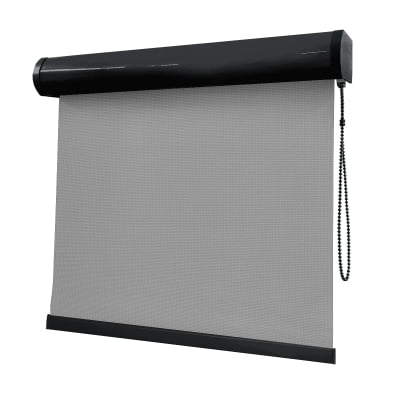 Cortina Rolô Cinza Tecido Tela Solar Coleção Screen 1% Cor Grey