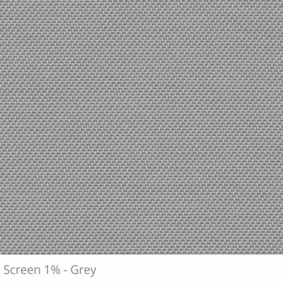 Cortina Rolô Cinza Tecido Tela Solar Coleção Screen 1% Cor Grey