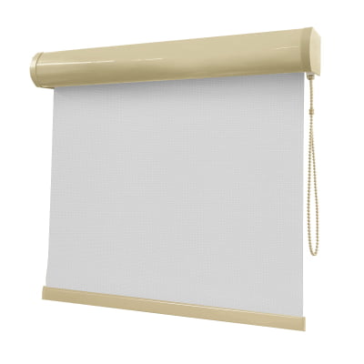 Cortina Rolô Cinza Tecido Tela Solar Coleção Screen 1% Cor Grey