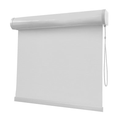 Cortina Rolô Cinza Tecido Tela Solar Coleção Screen 1% Cor Grey