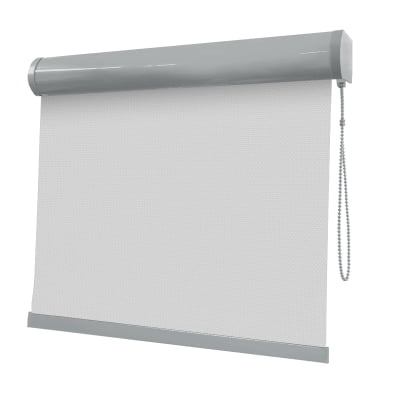 Cortina Rolô Cinza Tecido Tela Solar Coleção Screen 1% Cor Grey