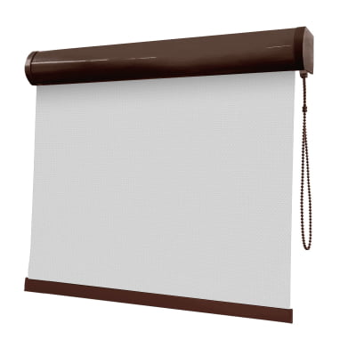 Cortina Rolô Cinza Tecido Tela Solar Coleção Screen 1% Cor Grey
