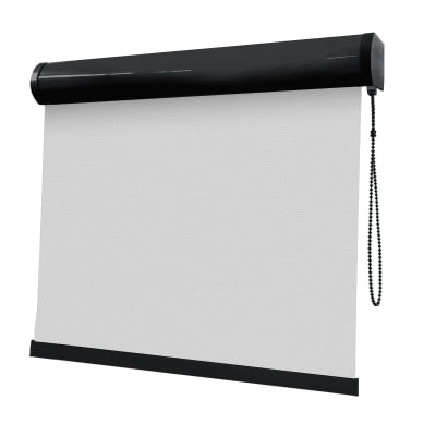 Cortina Rolô Cinza Tecido Tela Solar Coleção Screen 1% Cor Grey