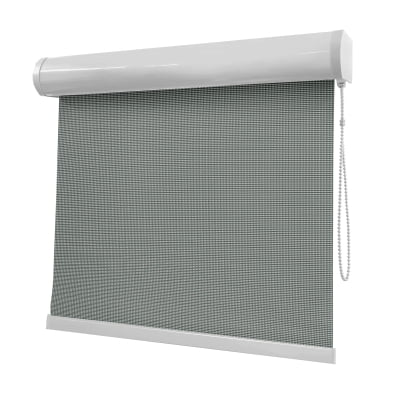 Cortina Rolô Cinza Tecido Tela Solar Coleção Screen 3% Cor Grafite