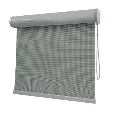 Cortina Rolô Cinza Tecido Tela Solar Coleção Screen 3% Cor Grafite