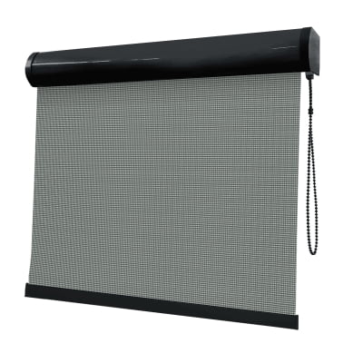 Cortina Rolô Cinza Tecido Tela Solar Coleção Screen 3% Cor Grafite