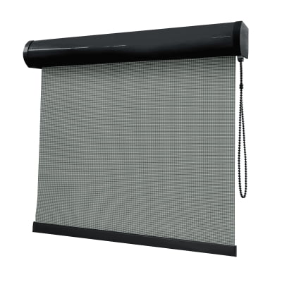 Cortina Rolô Cinza Tecido Tela Solar Coleção Screen 3% Cor Grafite