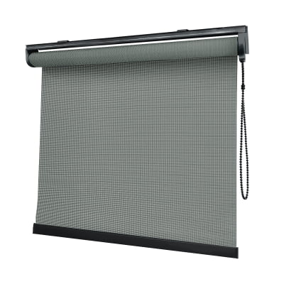 Cortina Rolô Cinza Tecido Tela Solar Coleção Screen 3% Cor Grafite