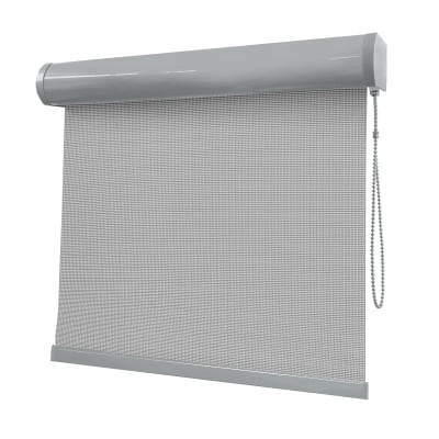 Cortina Rolô Cinza Tecido Tela Solar Coleção Screen 3% Cor Grey