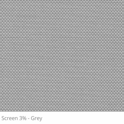 Cortina Rolô Cinza Tecido Tela Solar Coleção Screen 3% Cor Grey