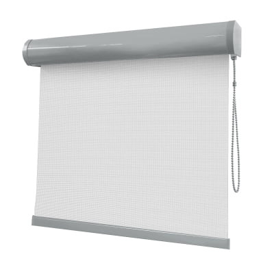 Cortina Rolô Cinza Tecido Tela Solar Coleção Screen 3% Cor Grey