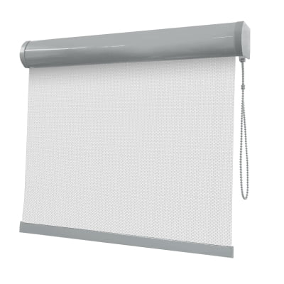 Cortina Rolô Cinza Tecido Tela Solar Coleção Screen 5% Cor Grey