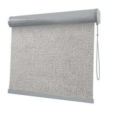 Cortina Rolô Cinza Tecido Translúcido Coleção TJ5661 Cor Grey