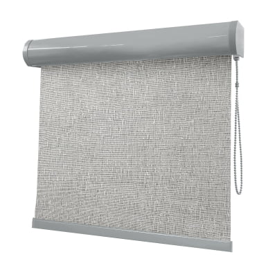 Cortina Rolô Cinza Tecido Translúcido Coleção TJ5661 Cor Grey