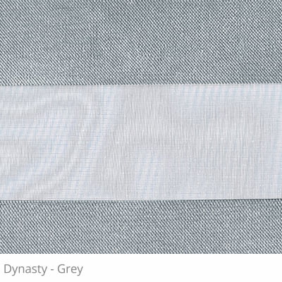 Cortina Rolô Double Vision Cinza Tecido Translúcido Coleção Dynasty Cor Grey