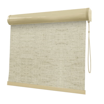 Cortina Rolô Natural Tecido Tela Solar Coleção Screen Linho 2035 Cor 3