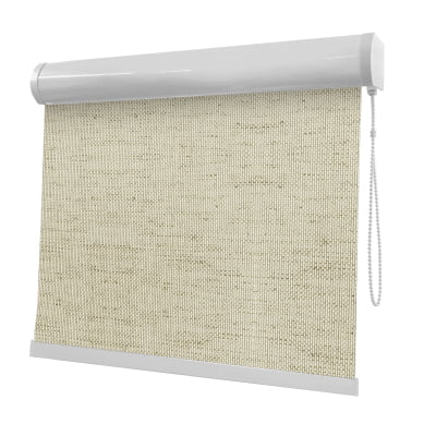Cortina Rolô Natural Tecido Tela Solar Coleção Screen Linho 2035 Cor 3