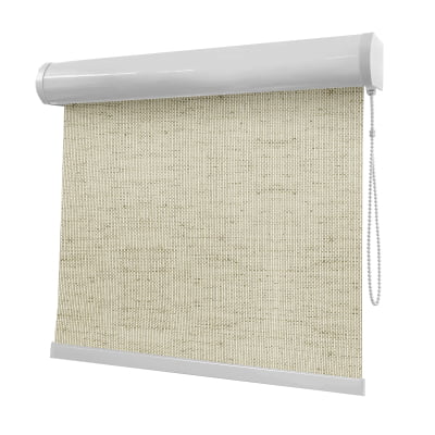 Cortina Rolô Natural Tecido Tela Solar Coleção Screen Linho 2035 Cor 3