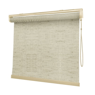 Cortina Rolô Natural Tecido Tela Solar Coleção Screen Linho 2035 Cor 3