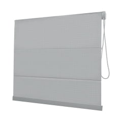 Cortina Romana Cinza Tecido Blackout Coleção Denver Cor Grey