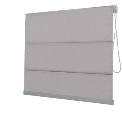 Cortina Romana Cinza Tecido Blackout Coleção Ducatti Cor Grey