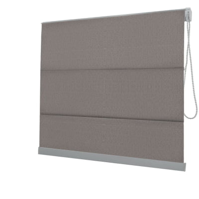 Cortina Romana Cinza Tecido Blackout Coleção Hannover Cor Grey