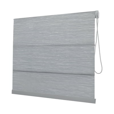 Cortina Romana Cinza Tecido Blackout Coleção Nápoles Cor Grey