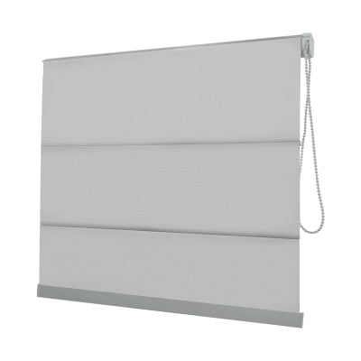 Cortina Romana Cinza Tecido Tela Solar Coleção Screen 1% Cor Grey