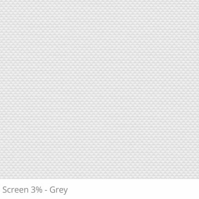 Cortina Romana Cinza Tecido Tela Solar Coleção Screen 3% Cor Grey