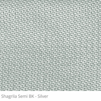Cortina Shagrilá Cinza Tecido Semi Blackout Cor Silver