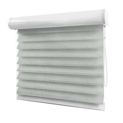 Cortina Shagrilá Cinza Tecido Semi Blackout Cor Silver