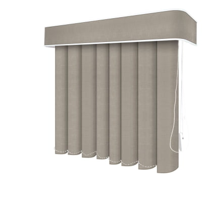 Persiana Vertical Cinza PVC Coleção Urban Cor Stone