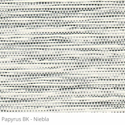 Persiana Vertical Cinza Tecido Blackout Coleção Papyrus Cor Niebla