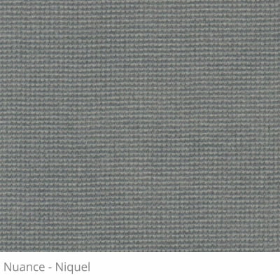 Persiana Vertical Cinza Tecido Translúcido Coleção Nuance Cor Niquel