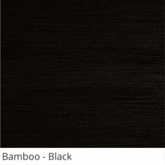 Persiana Horizontal Madeira Coleção Bamboo 50mm Cor Black