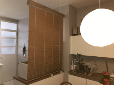 Persiana Horizontal Madeira Coleção Sintética 50mm Com Pintura Especial Wood Cor MSP-03