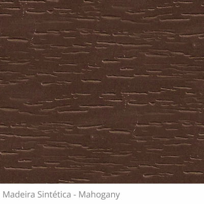 Persiana Horizontal Madeira Coleção Sintética 50mm com Ranhuras cor Mahogany Persiana Horizontal Madeira Coleção Sintética 50mm com Ranhuras cor Mahogany