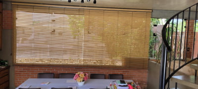 Persiana Horizontal Pvc Amadeirada Coleção Forests Cor Eldorado