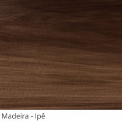Persiana Horizontal PVC Coleção Madeira 50mm Cor Ipê