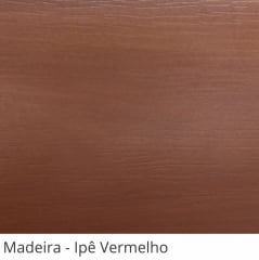 Persiana Horizontal PVC Coleção Madeira 50mm Cor Ipê Vermelho