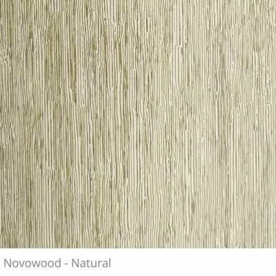 Persiana Vertical PVC Coleção Novowood Madeira Cor Natural