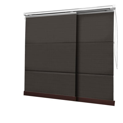 Cortina Painel Marrom Tecido Blackout Coleção Denver Cor Brown