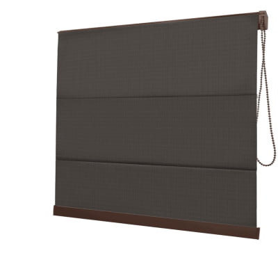 Cortina Romana Marrom Tecido Blackout Coleção Denver Cor Brown
